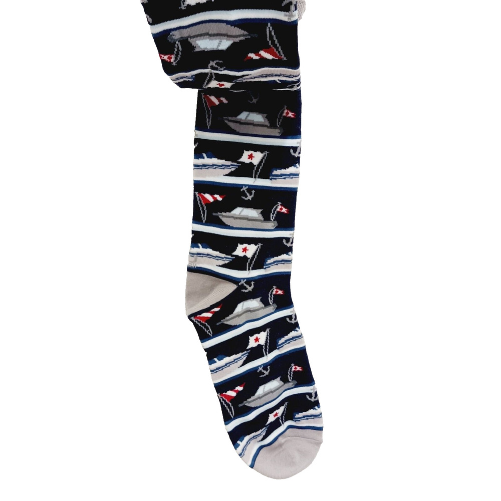 Yo Sox Socks Crew Men Women Yacht Boat Ship Anchor Sailing Nautical Flag Cruise - Picture 2 of 9